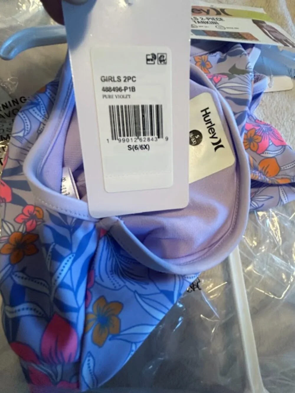 New! Hurley Girls 2-Piece Tankini - fun and sylish!